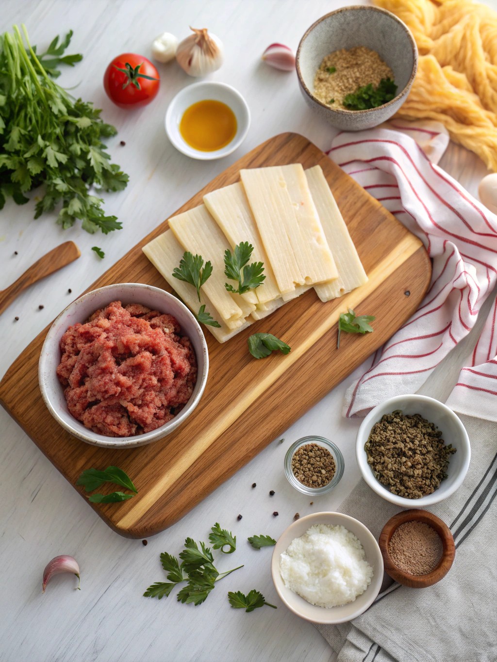 Meat Lasagna Casserole ingredients