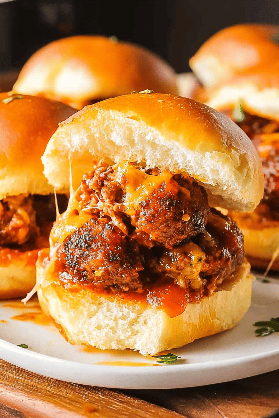 Meatball Sliders ingredients