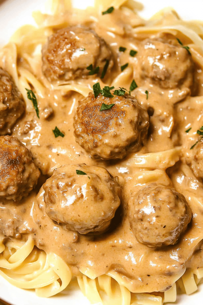 Meatball Stroganoff Recipe