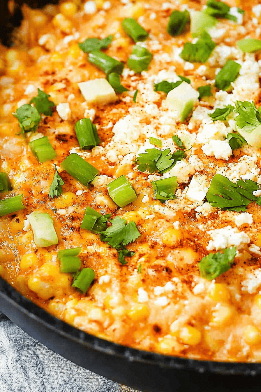 Mexican Street Corn Dip ingredients
