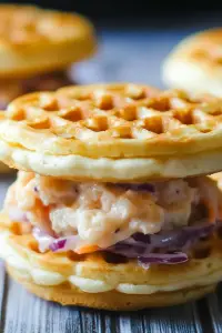 Mini Waffle Sandwiches
