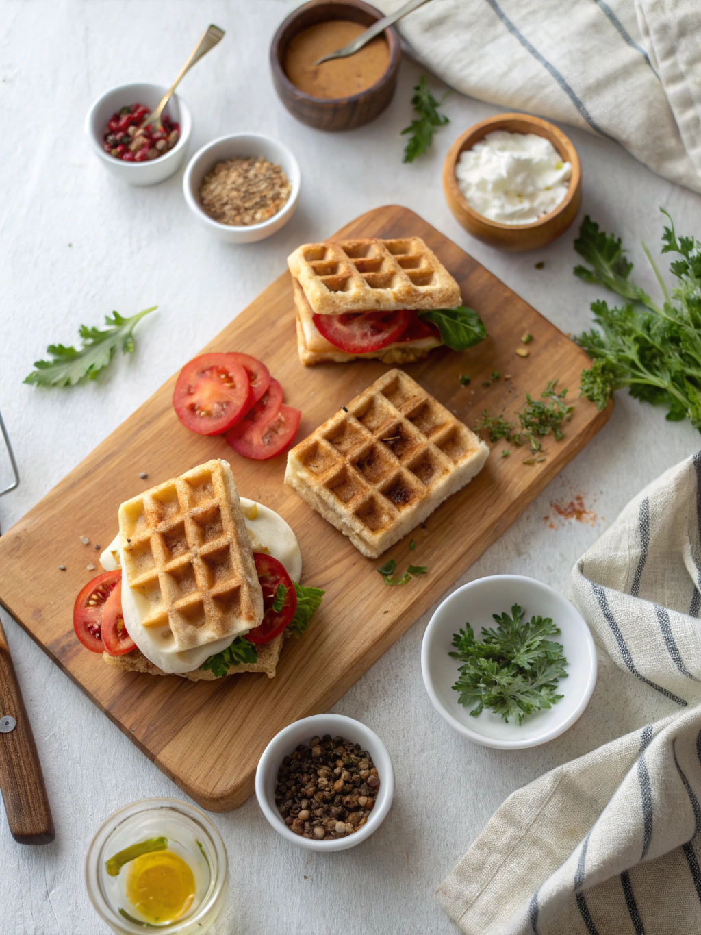 Mini Waffle Sandwiches ingredients