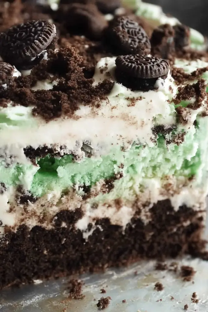 Mint Oreo Ice Cream Cake