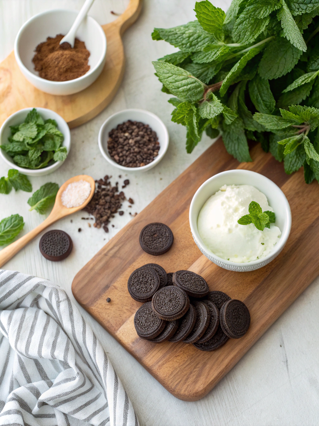 Mint Oreo Ice Cream Cake ingredients