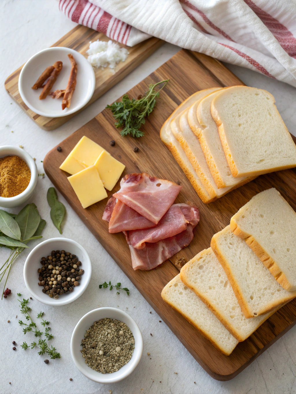 Monte Cristo Sandwich ingredients