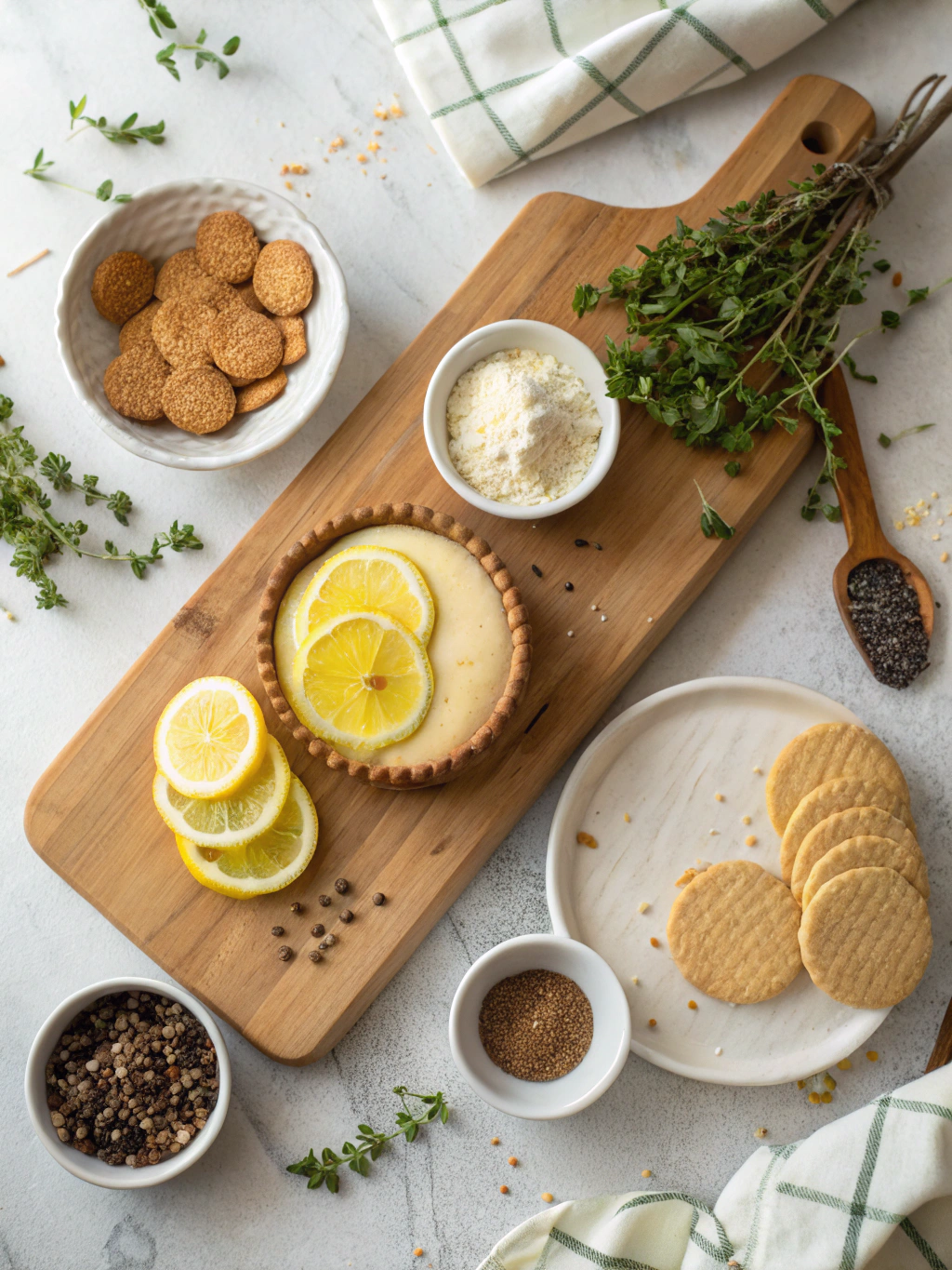No-Bake Lemon Oreo Pie ingredients