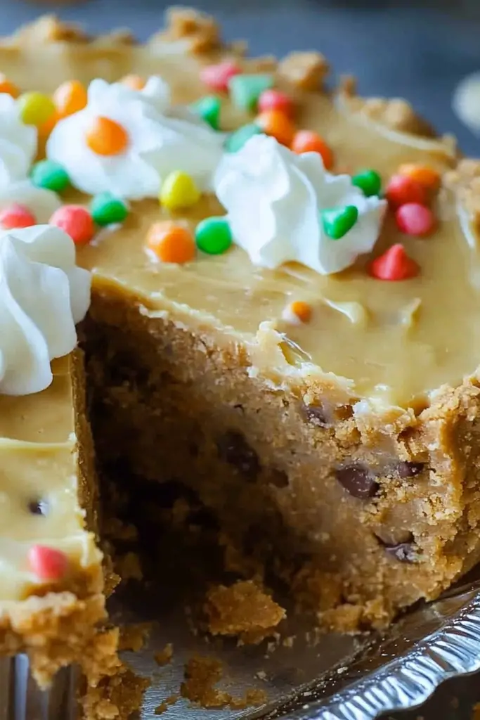 No-Bake Monster Cookie Dough Cheesecake