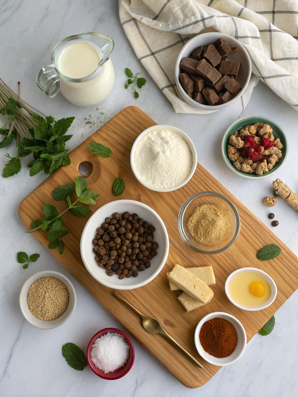 No-Bake Monster Cookie Dough Cheesecake ingredients