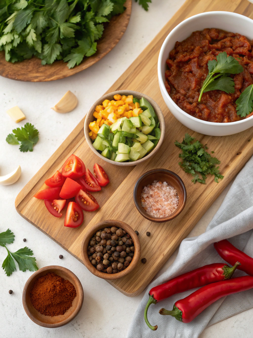 No-Bean Chili ingredients