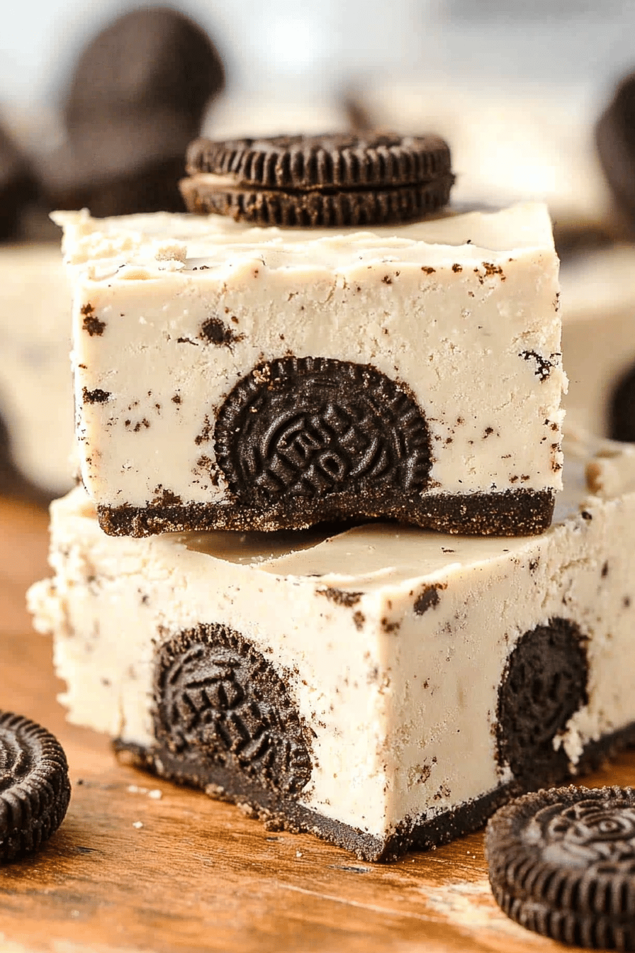 Oreo Fudge Recipe Final Dish Presentation