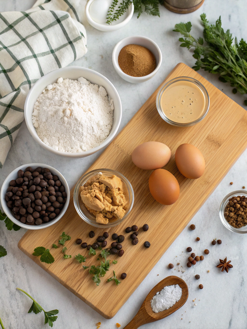 Peanut Butter Chocolate Chip Cookies ingredients
