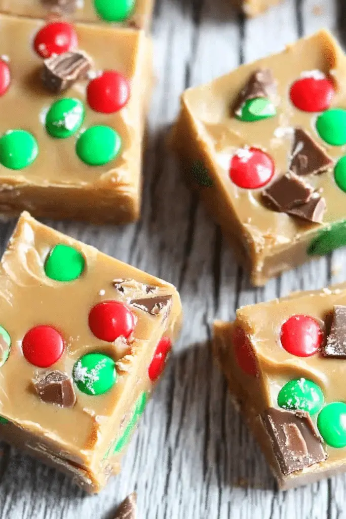 Peanut Butter Christmas Fudge