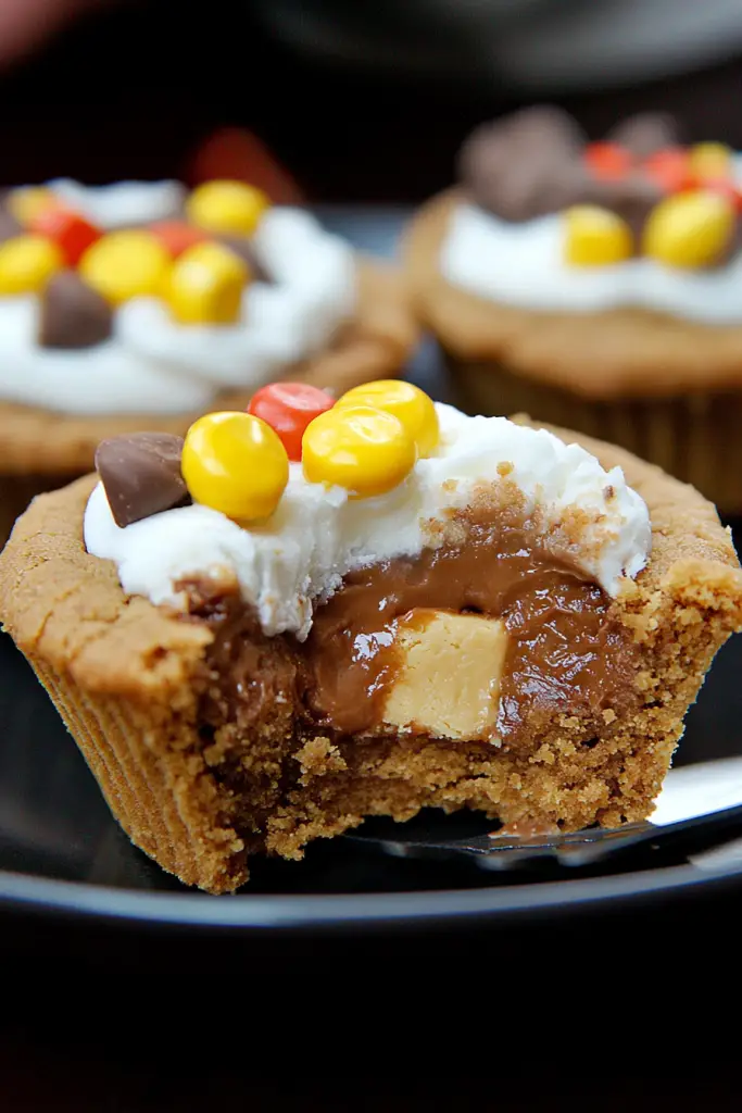 Peanut Butter Cookie S'mores Cups