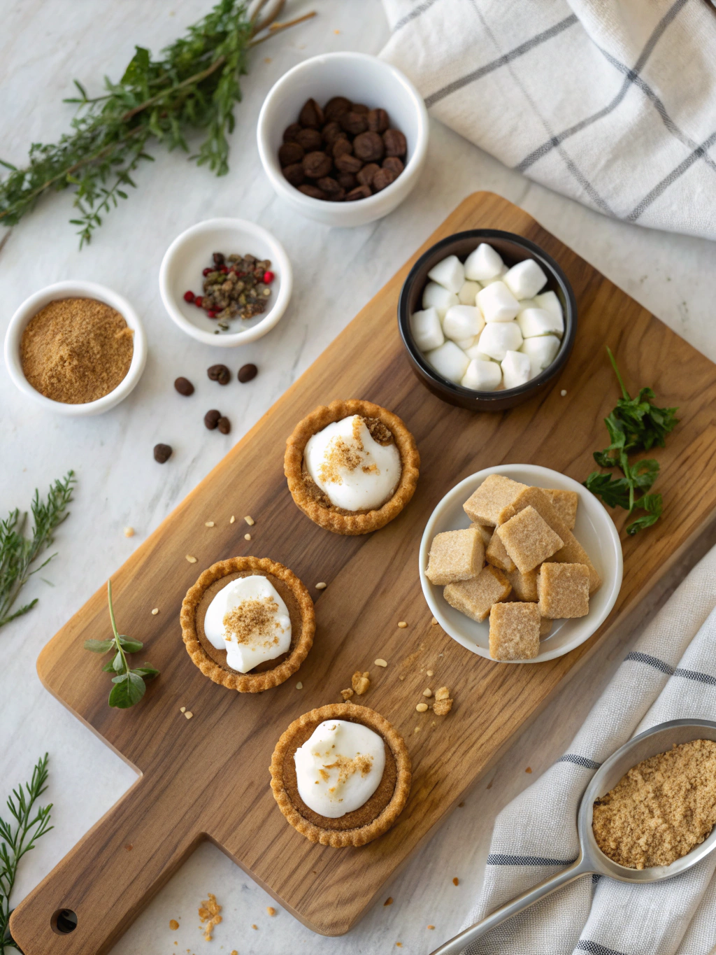 Peanut Butter Cookie S'mores Cups ingredients