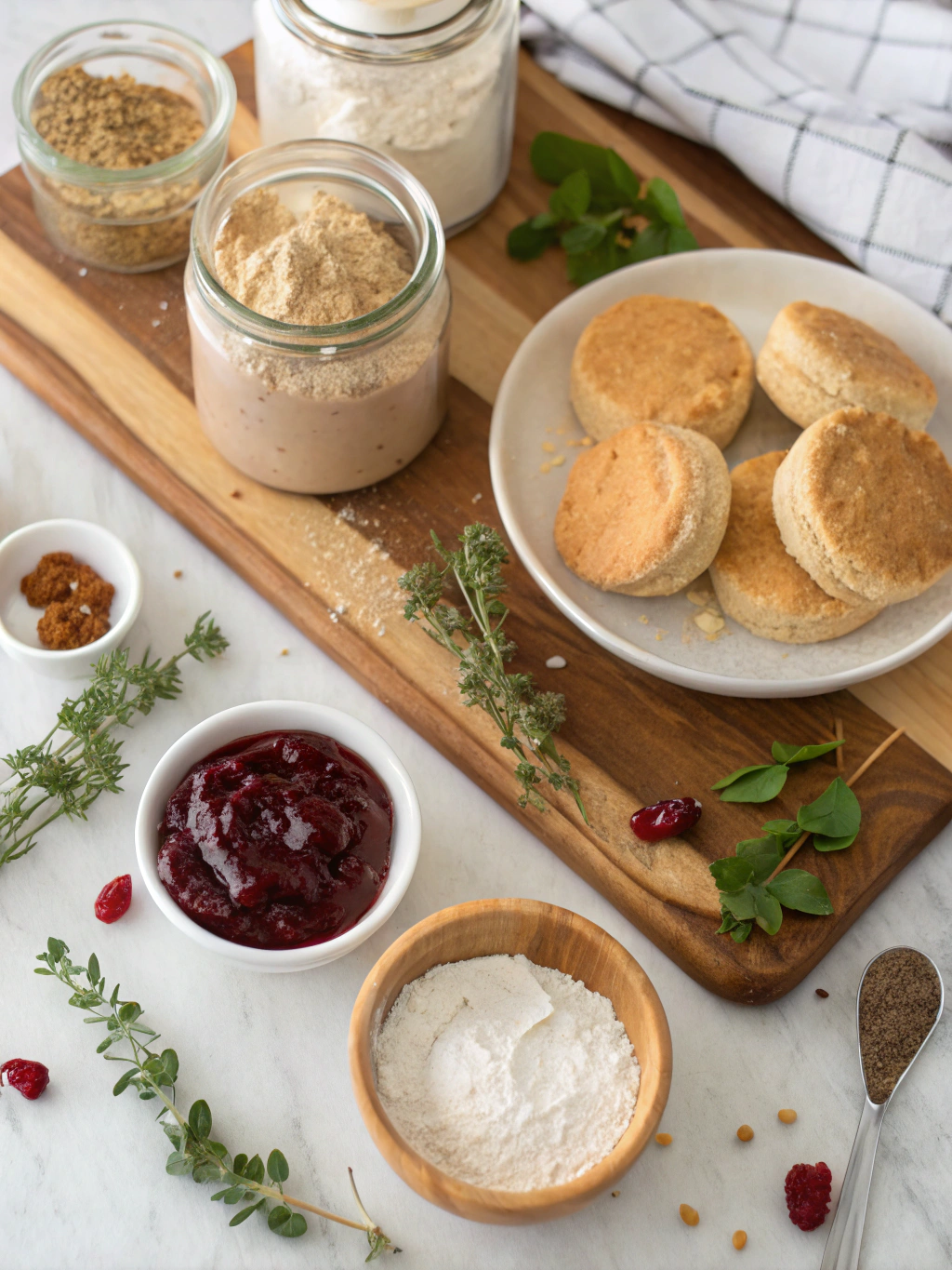 Peanut Butter Jelly Biscuit Bake ingredients
