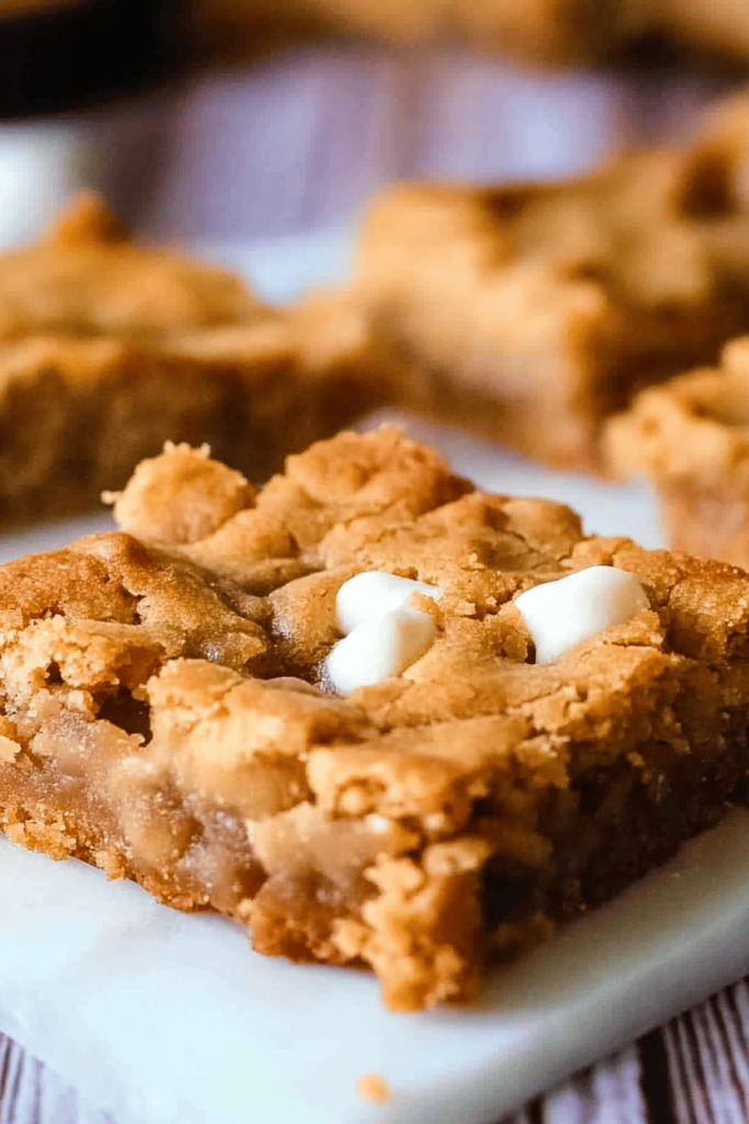 Peanut Butter Marshmallow Cookie Bars