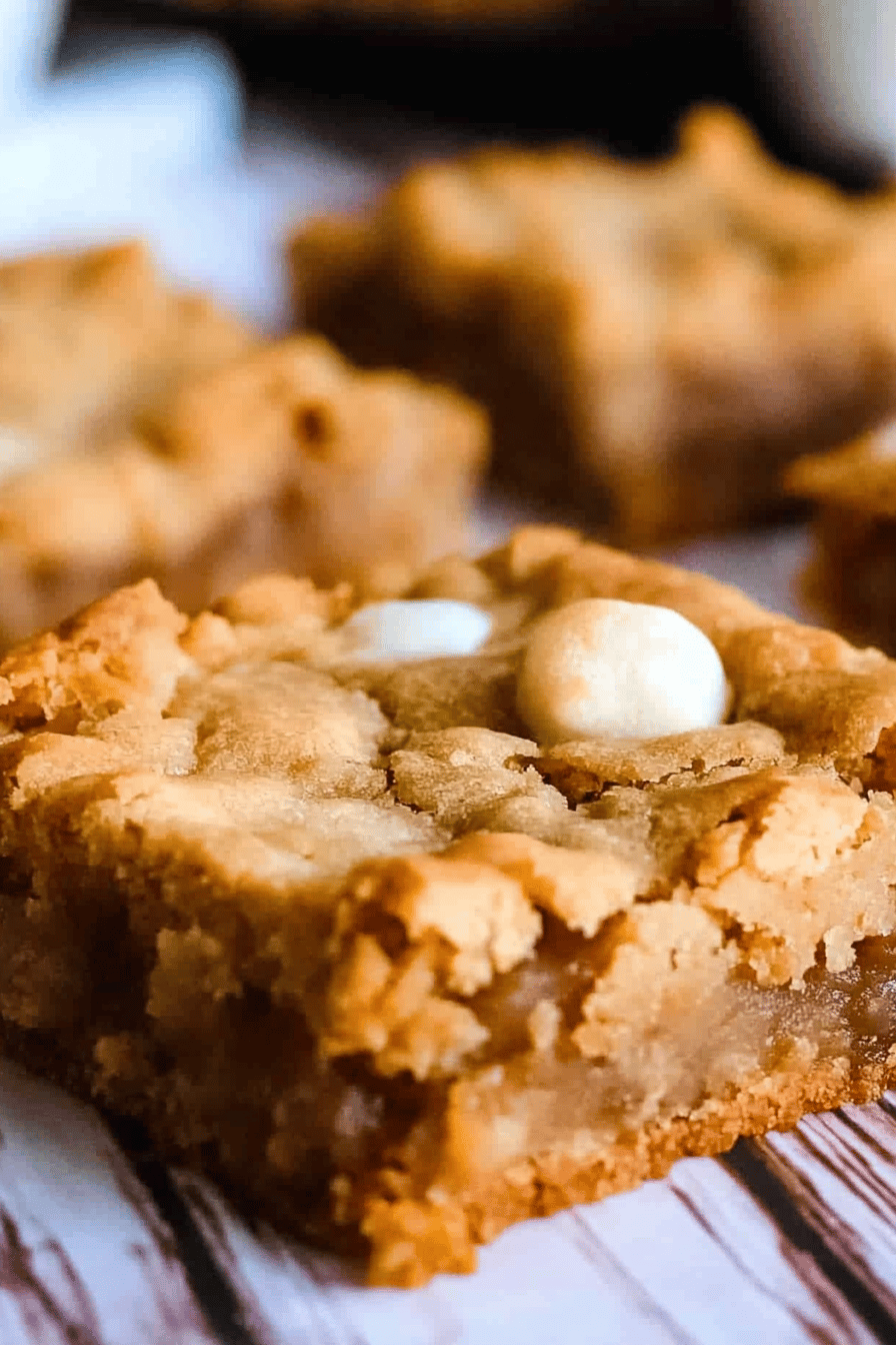 Peanut Butter Marshmallow Cookie Bars ingredients