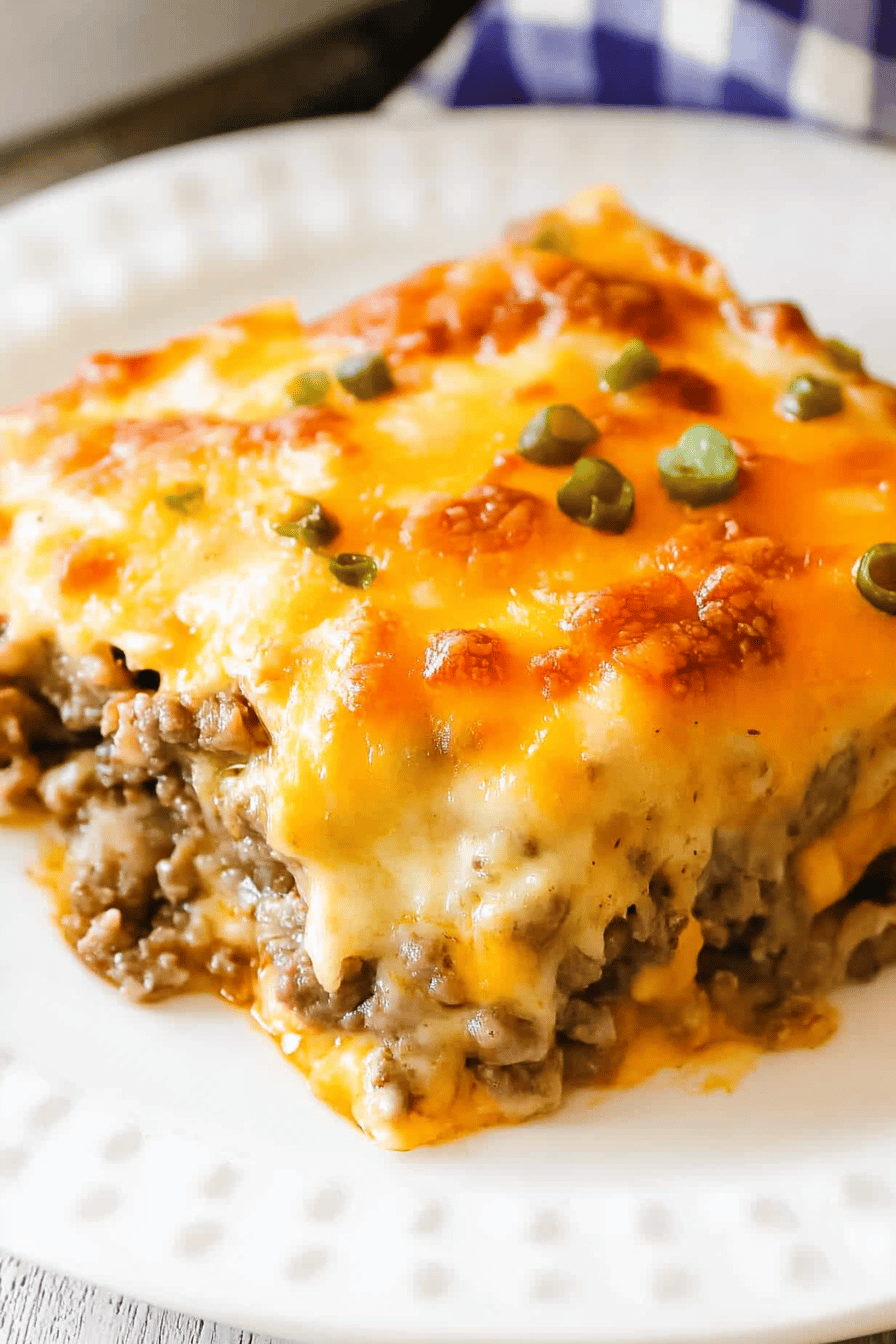 Philly Cheese Steak Casserole ingredients
