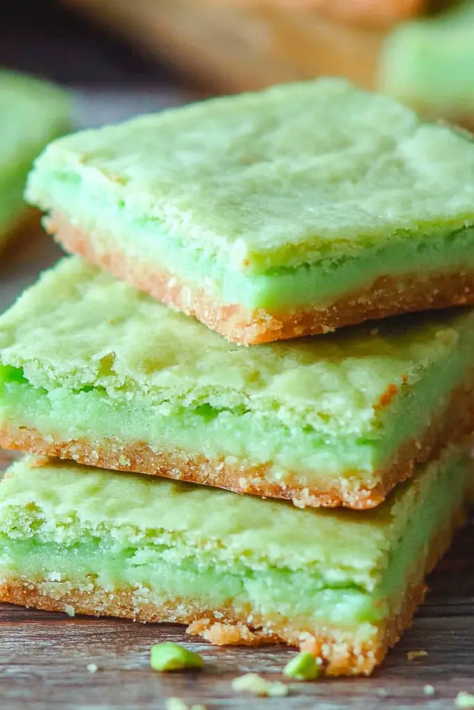 Pistachio Pudding Bars