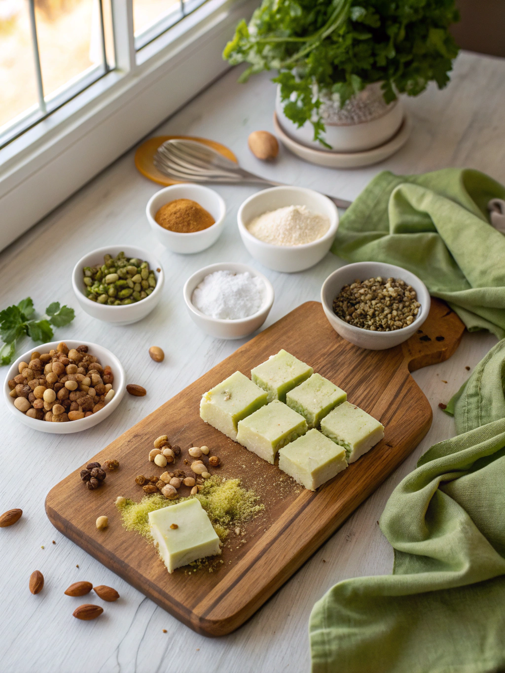 Pistachio Pudding Bars ingredients