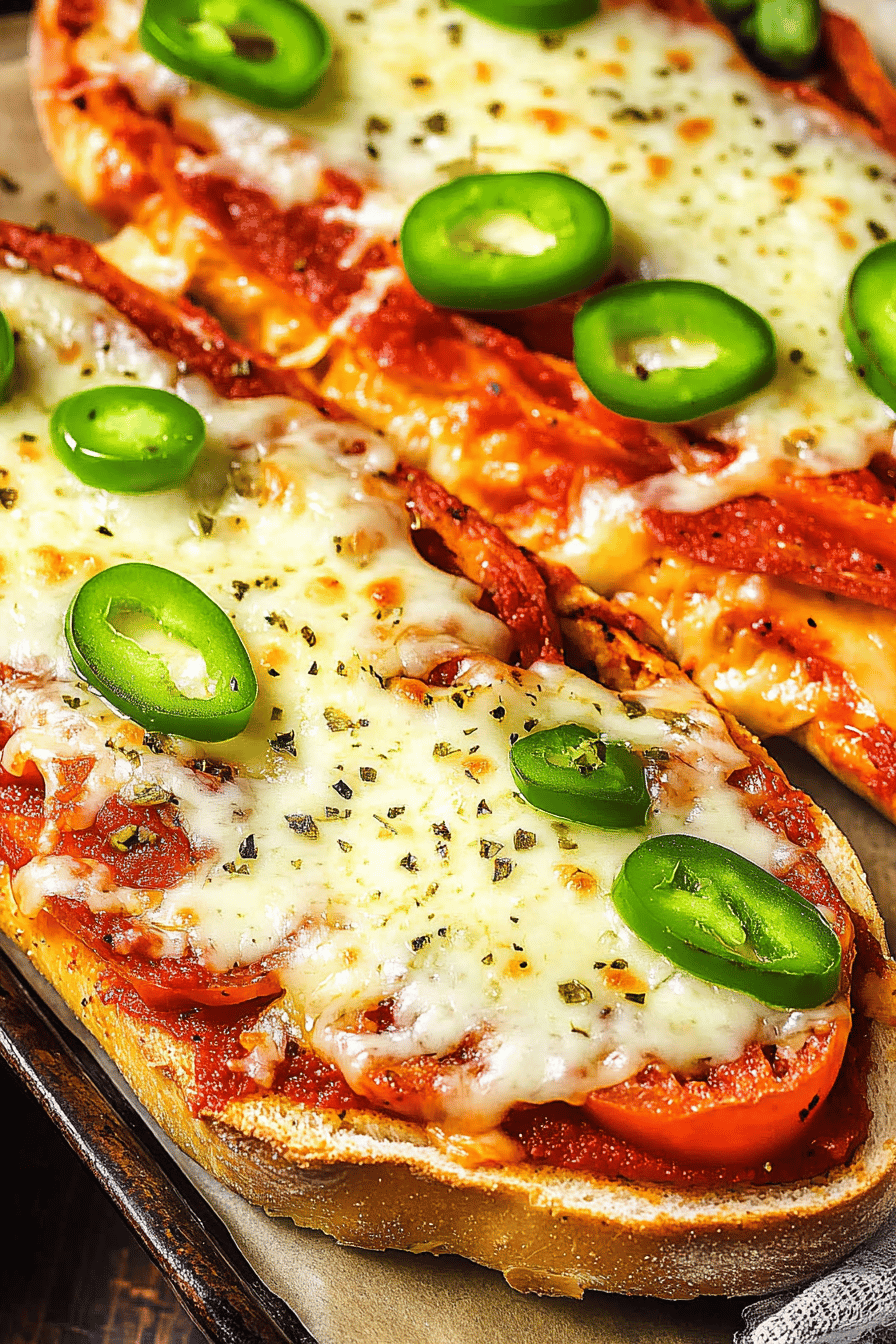 Pizza Subs Recipe Final Dish Presentation