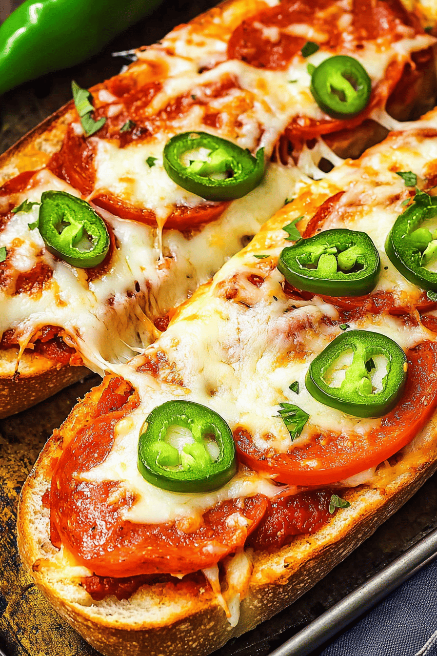 Pizza Subs Recipe Final Dish Presentation