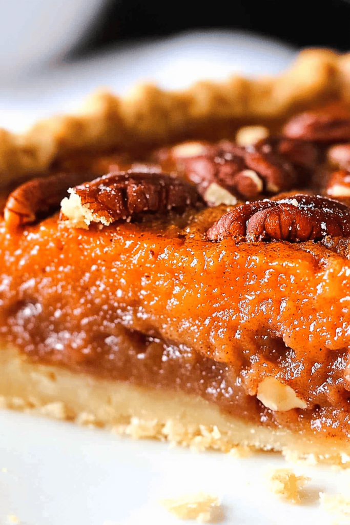 Pumpkin Pecan Pie