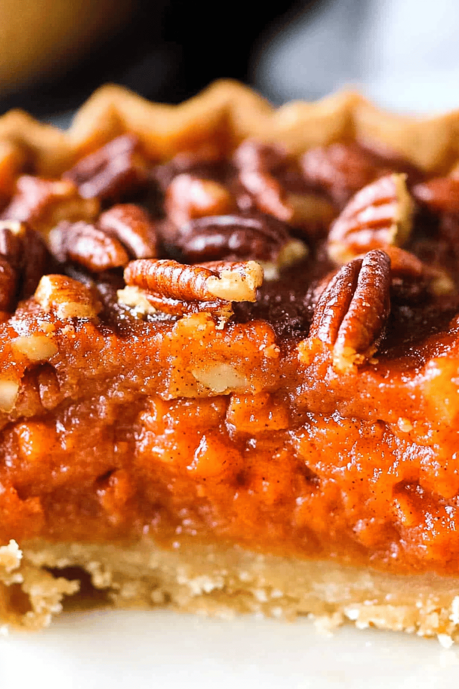 Pumpkin Pecan Pie ingredients