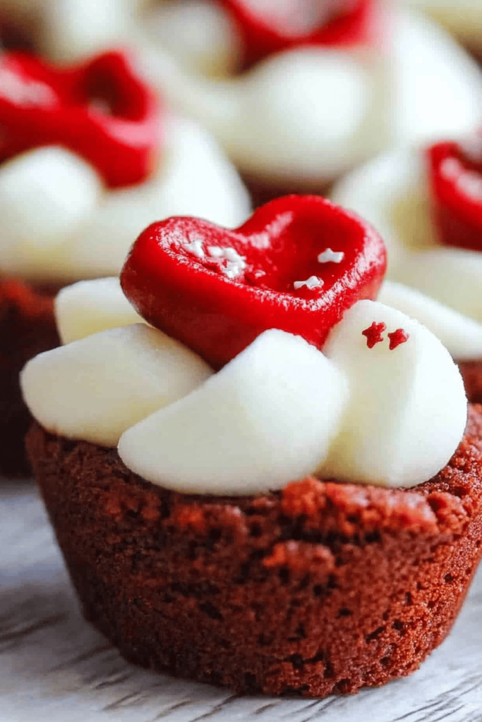Red Velvet Brownie Bites