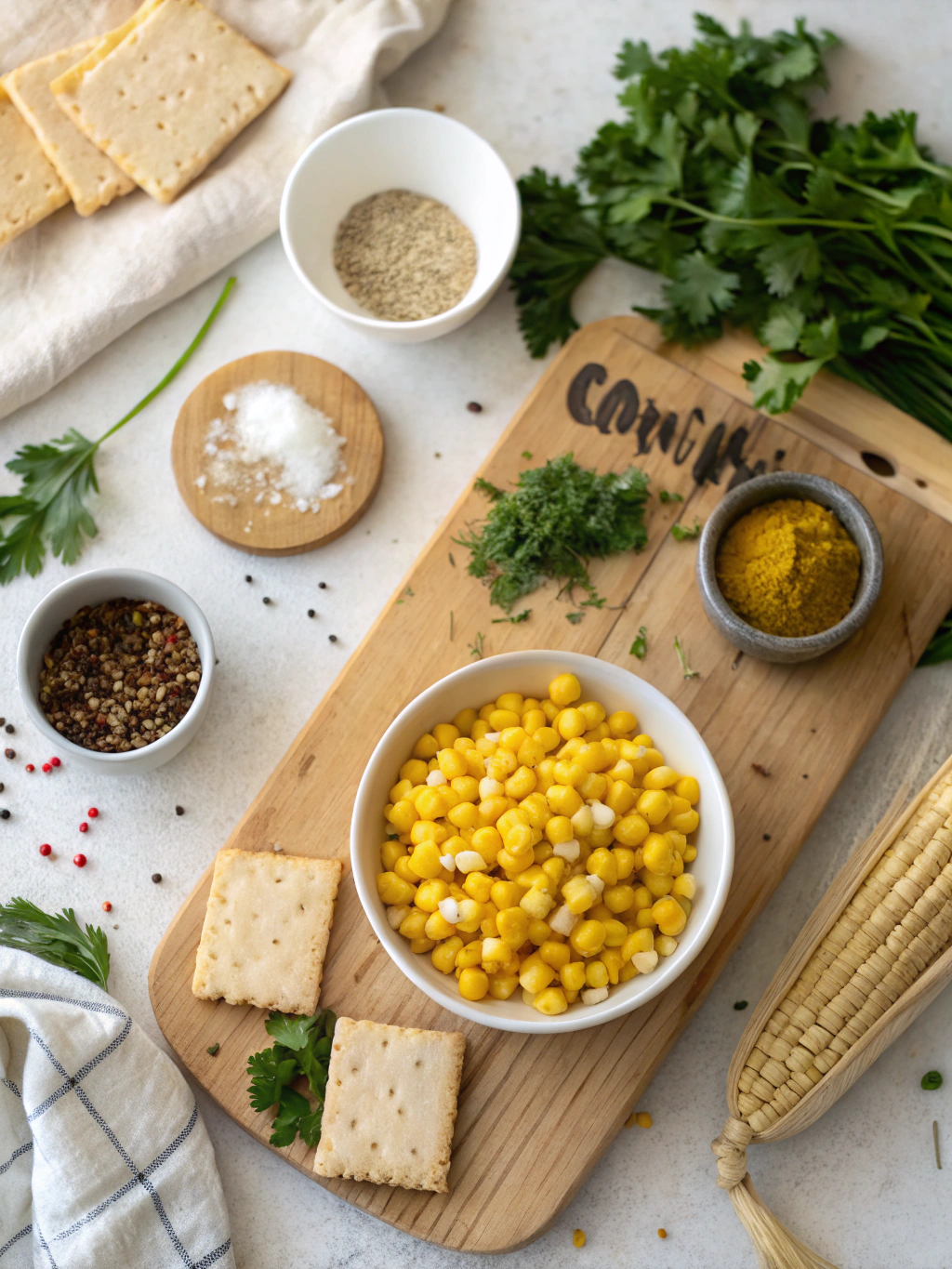 Ritz Cracker Corn Recipe ingredients
