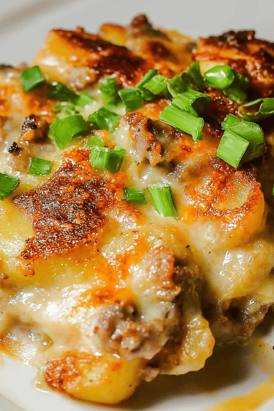 Sausage Potato Casserole ingredients