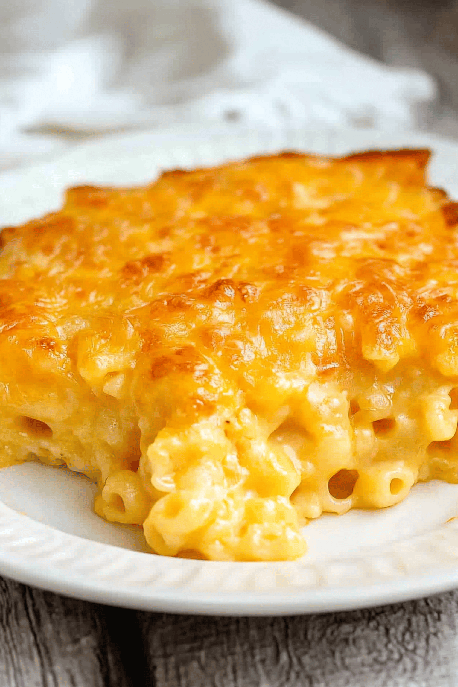 Southern Baked Mac and Cheese ingredients
