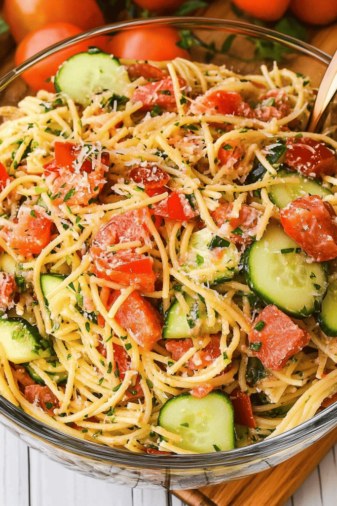 Spaghetti Salad Potluck