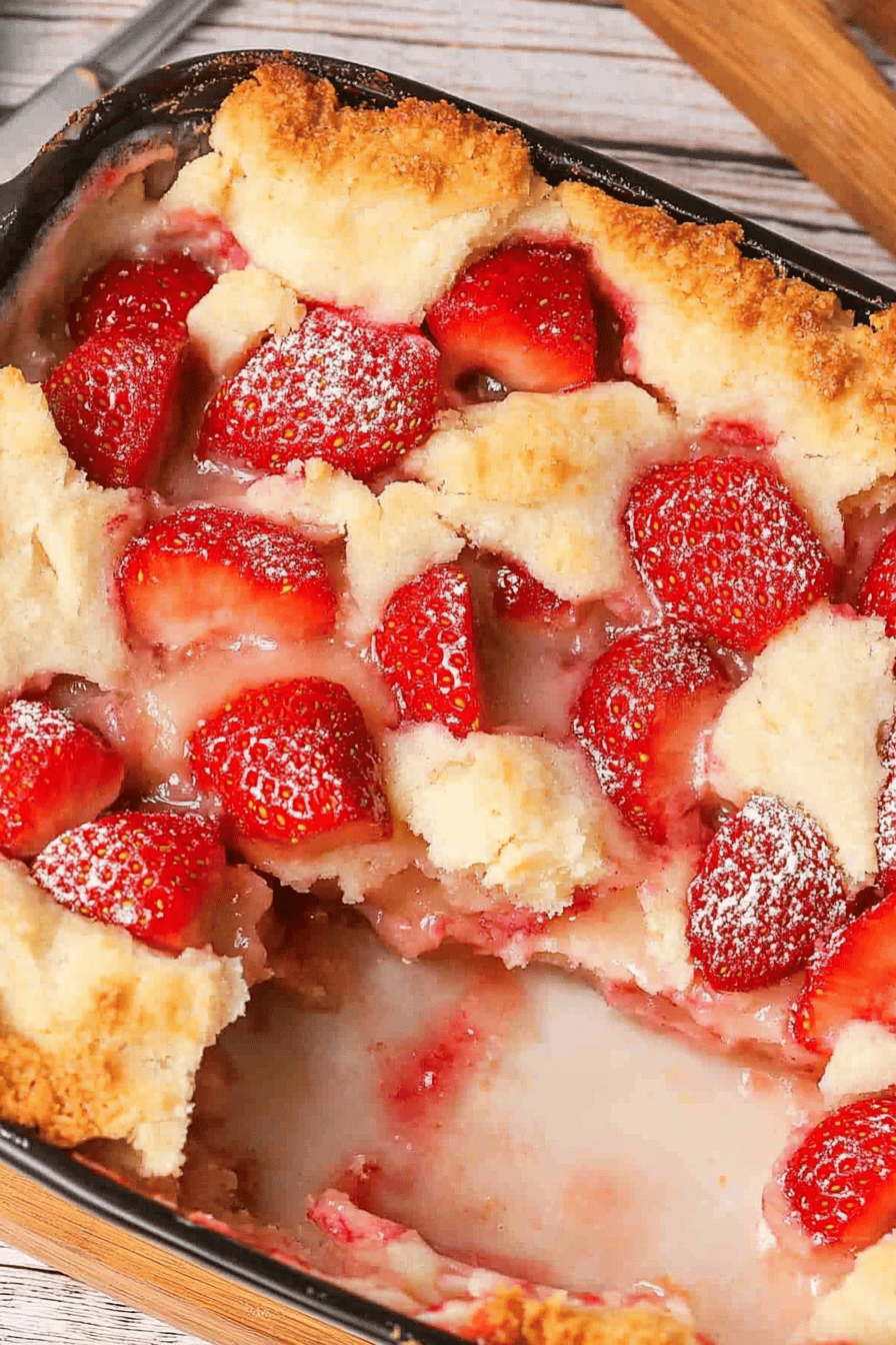 Strawberry Cobbler Recipe ingredients