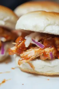 Sweet Chili BBQ Chicken Sliders