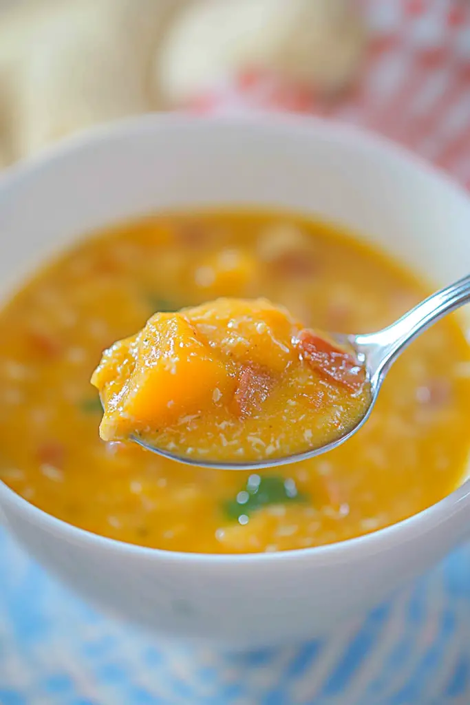 Sweet Potato Chicken Bacon Soup