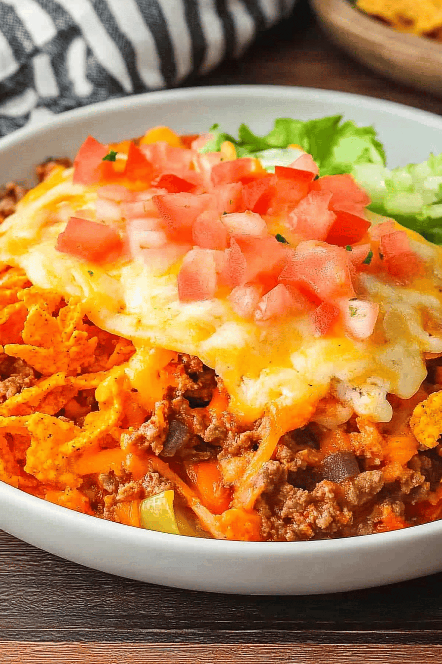 Taco Casserole Doritos ingredients