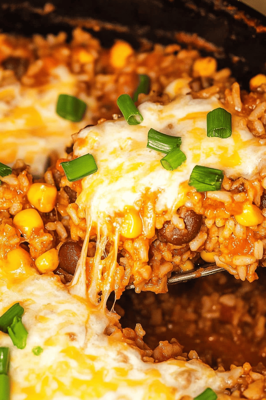 Taco Rice Casserole ingredients