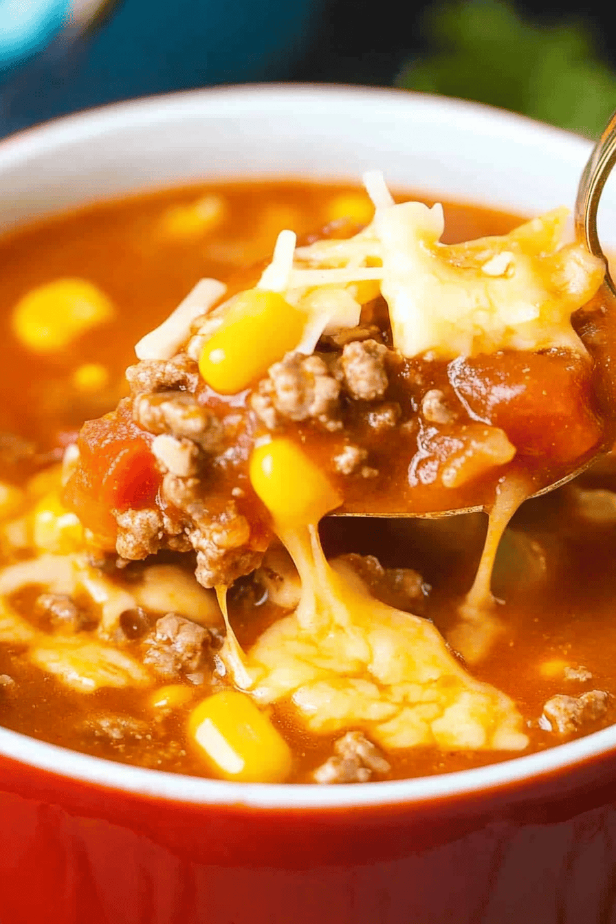 Taco Soup Recipe ingredients