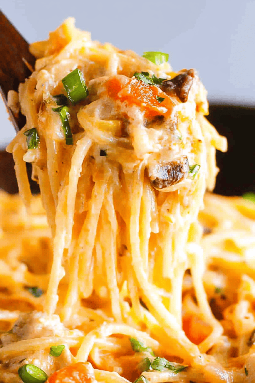 Texas Chicken Spaghetti ingredients
