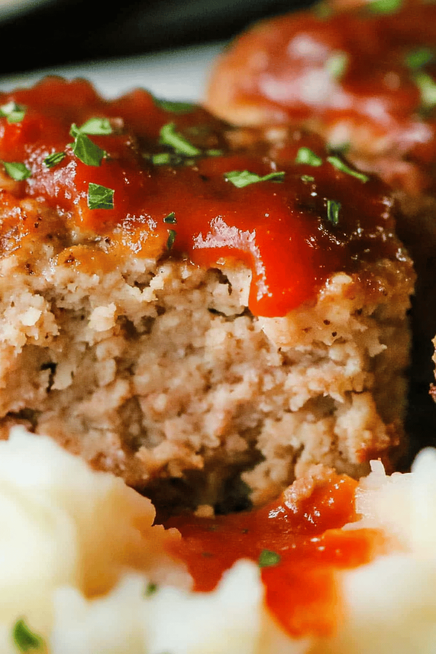 Turkey Meatloaf Muffins Final Dish Presentation
