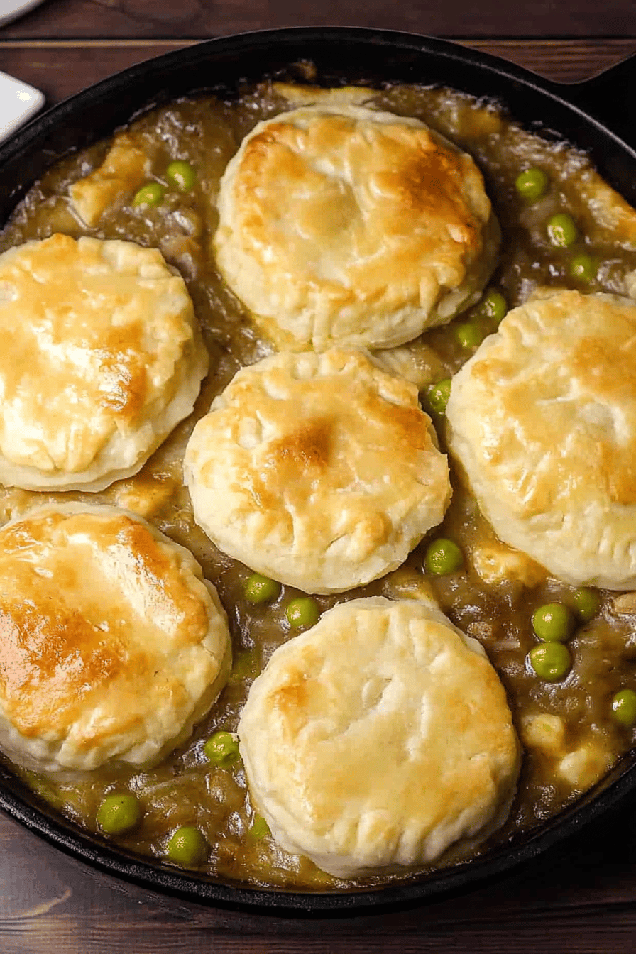 Turkey Pot Pie Recipe Final Dish Presentation