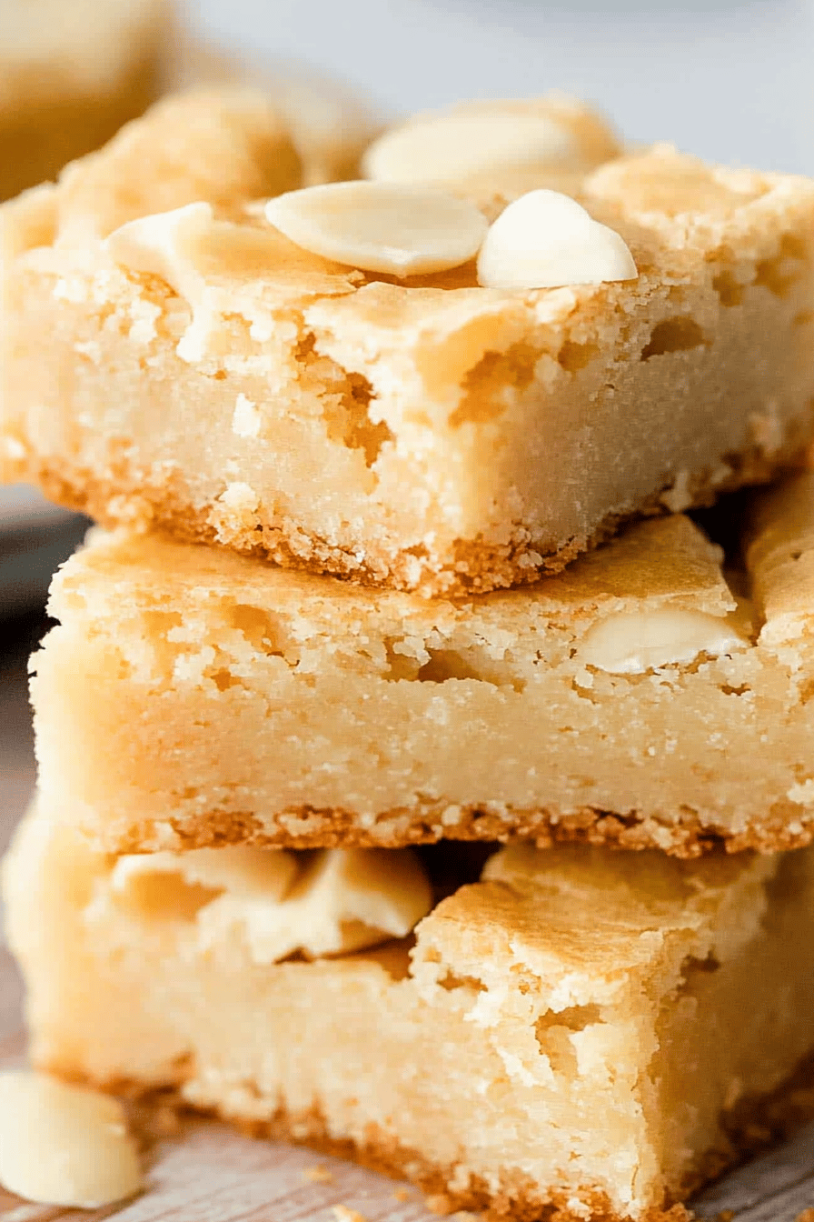 Vanilla Brownies Recipe Final Dish Presentation