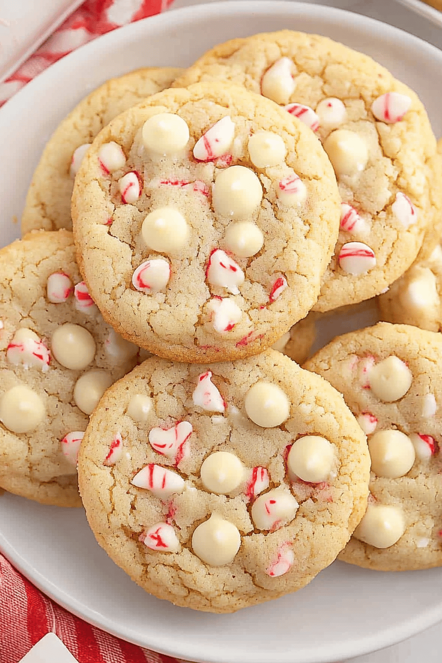 White Chocolate Peppermint Cookies ingredients