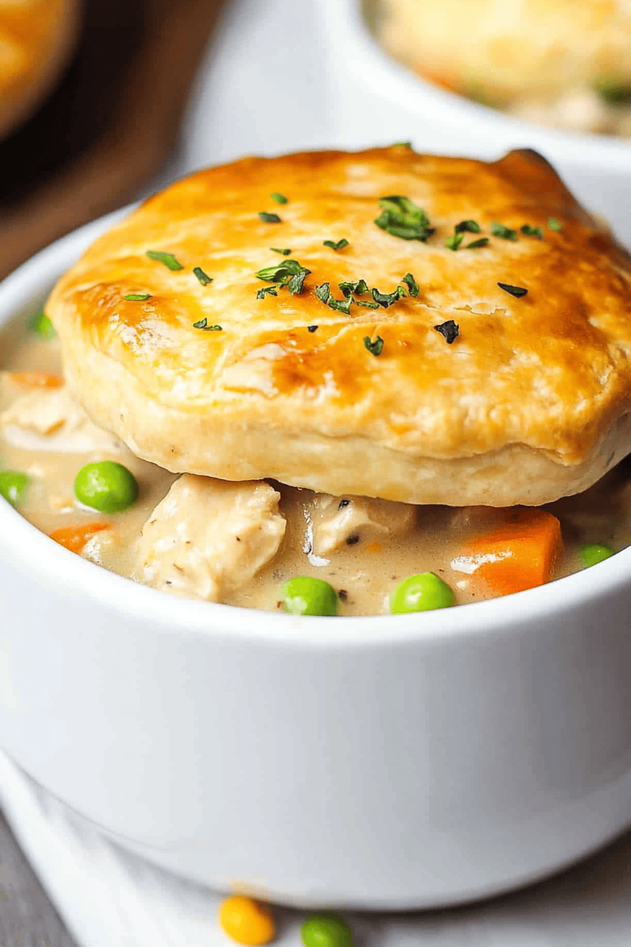 crock-pot chicken pot pie Final Dish Presentation
