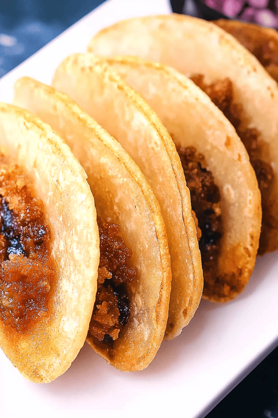 fried tacos recipe Final Dish Presentation