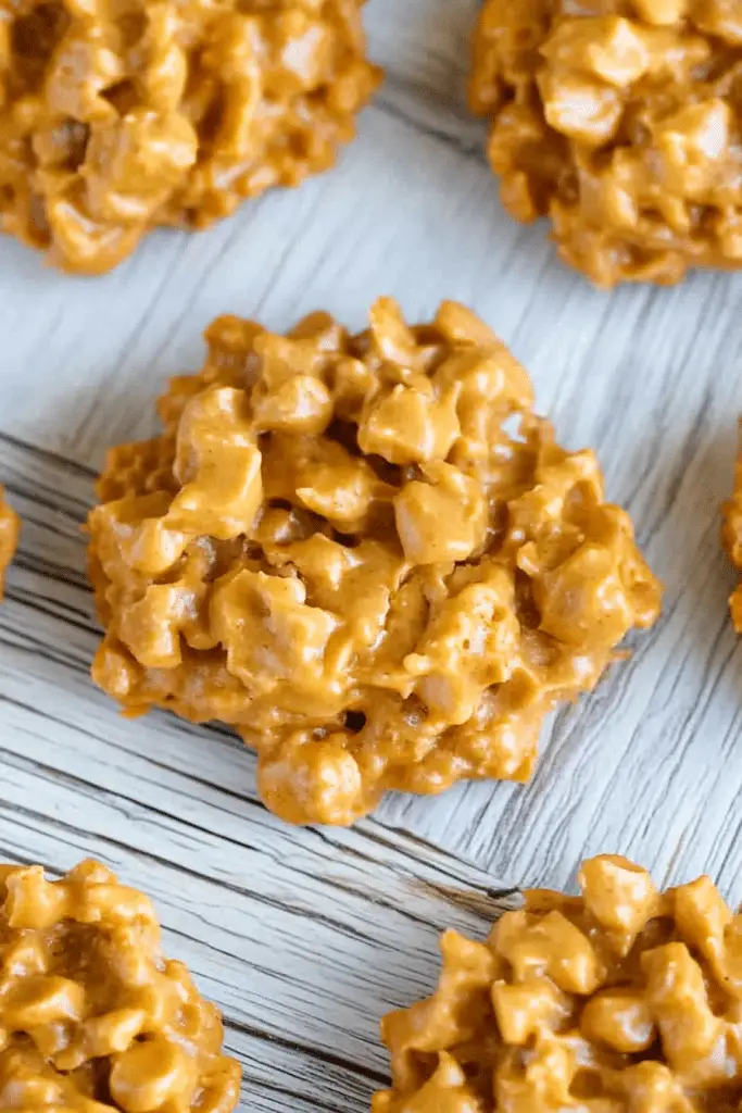 no-bake peanut butter cookies
