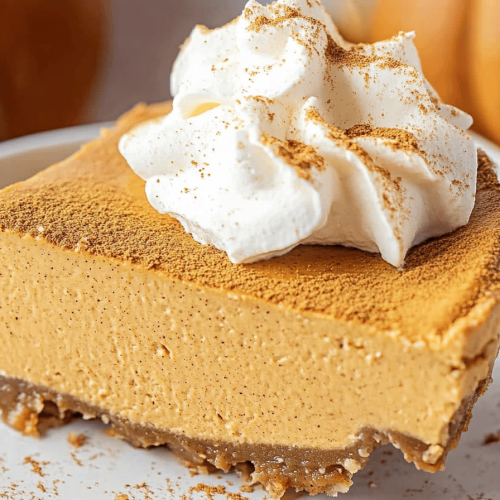 no-bake pumpkin pie