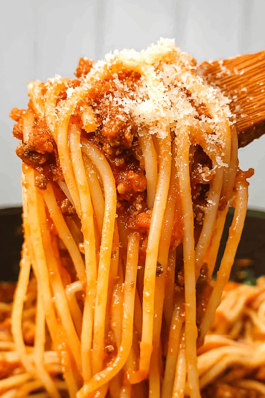one-pot spaghetti Final Dish Presentation