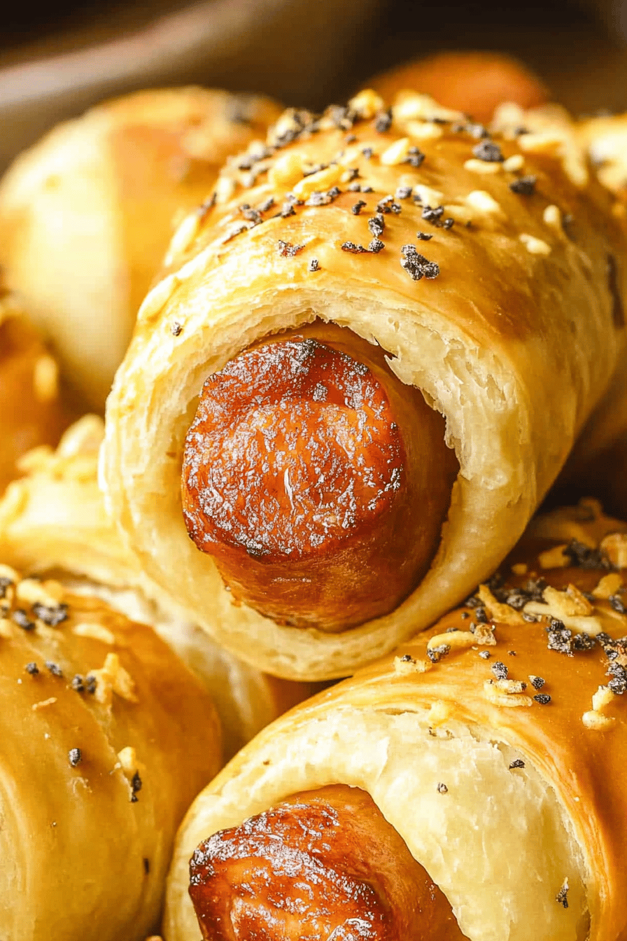 pigs in a blanket Final Dish Presentation